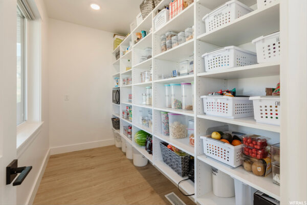 custom built pantry in home built by KJ Custom builders in boise idaho