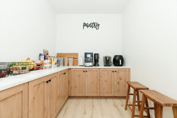 Custom built pantry room by KJ Custom builders based in Boise Idaho