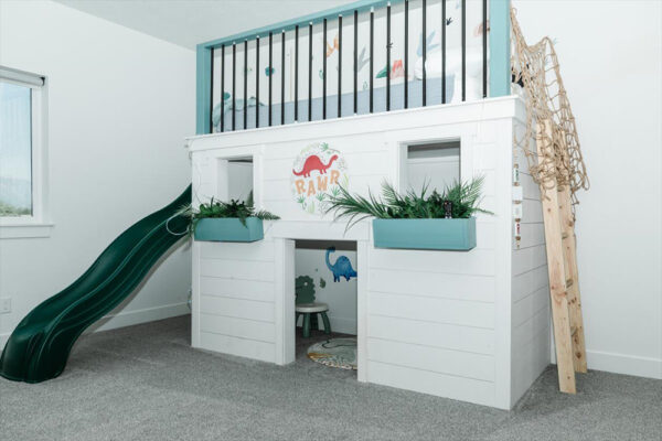 Play room or childrens bedroom custom built in boise idaho