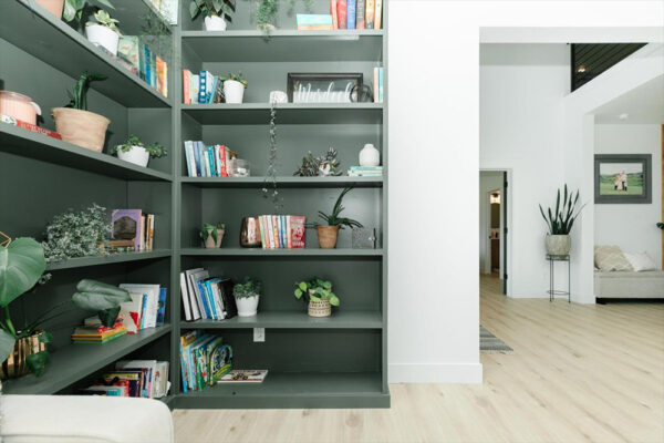 Reading nook custom built by KJ Builders in Boise idaho