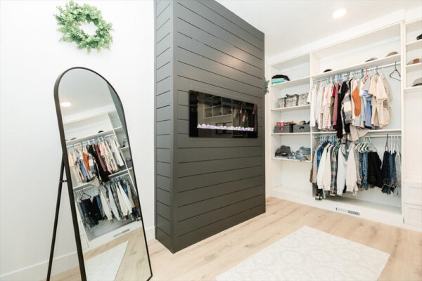 Large walk in closet custom built in Boise Idaho