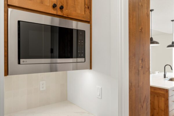 Custom built home kitchen pantry